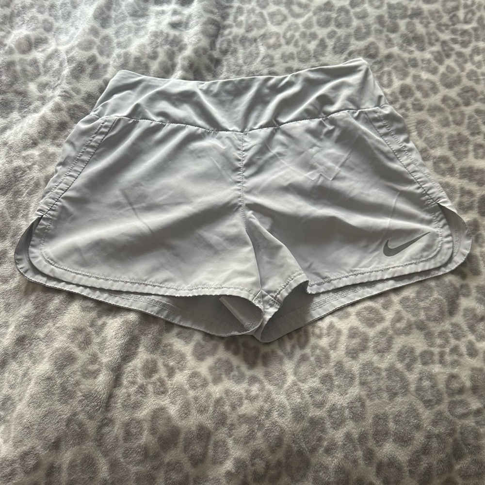 Nike Women's Light Gray Athletic Shorts